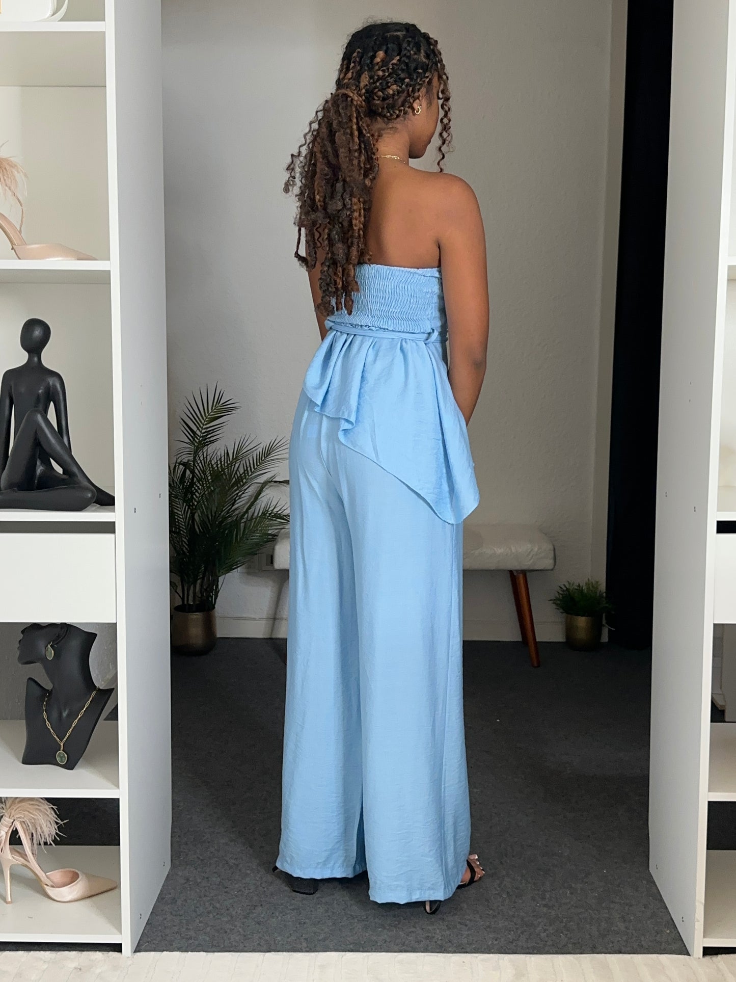 Bustier Ceinturé & Pantalon Large