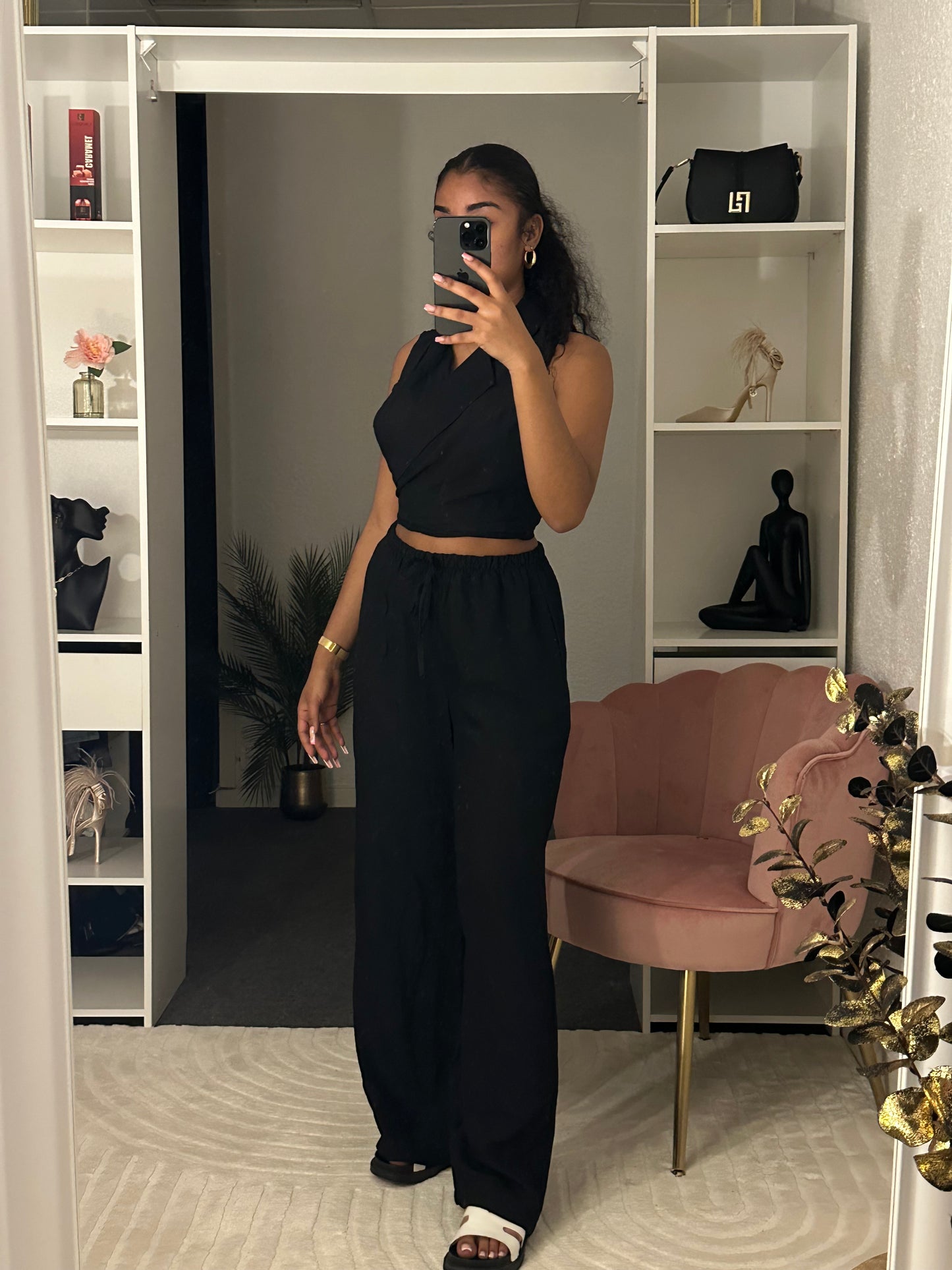 Ensemble haut cache coeur & Pantalon