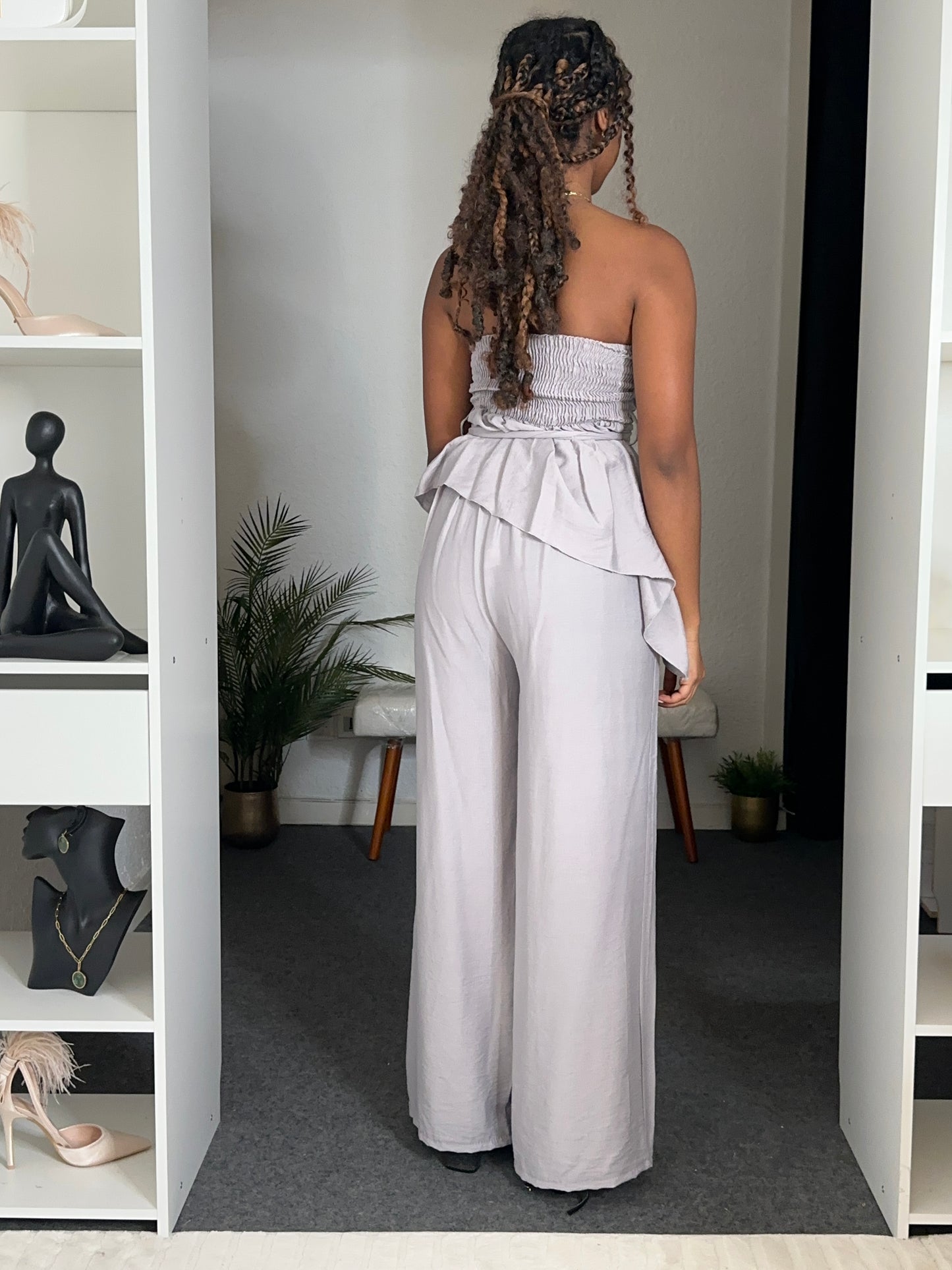 Bustier Ceinturé & Pantalon Large