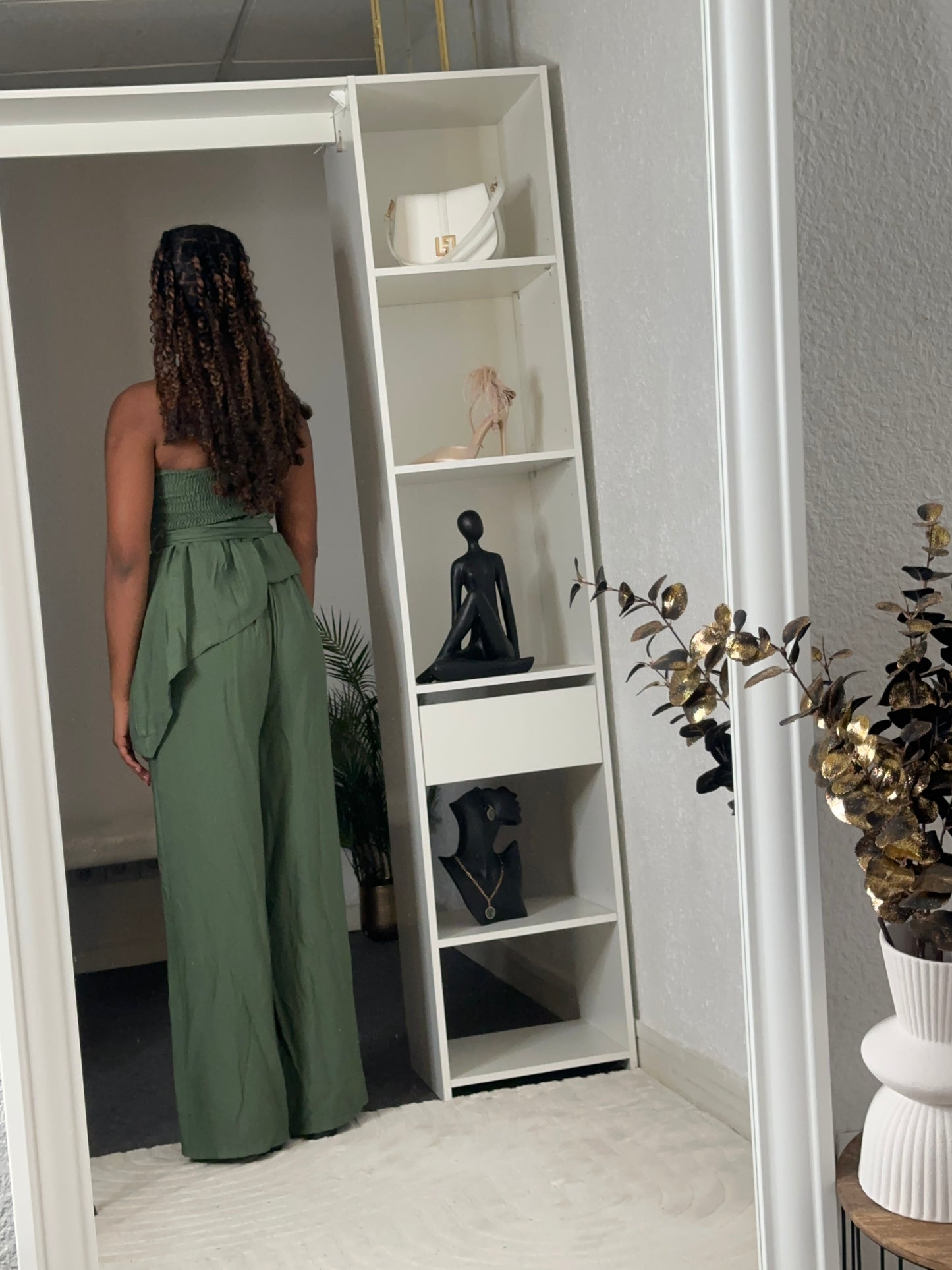 Bustier Ceinturé & Pantalon Large