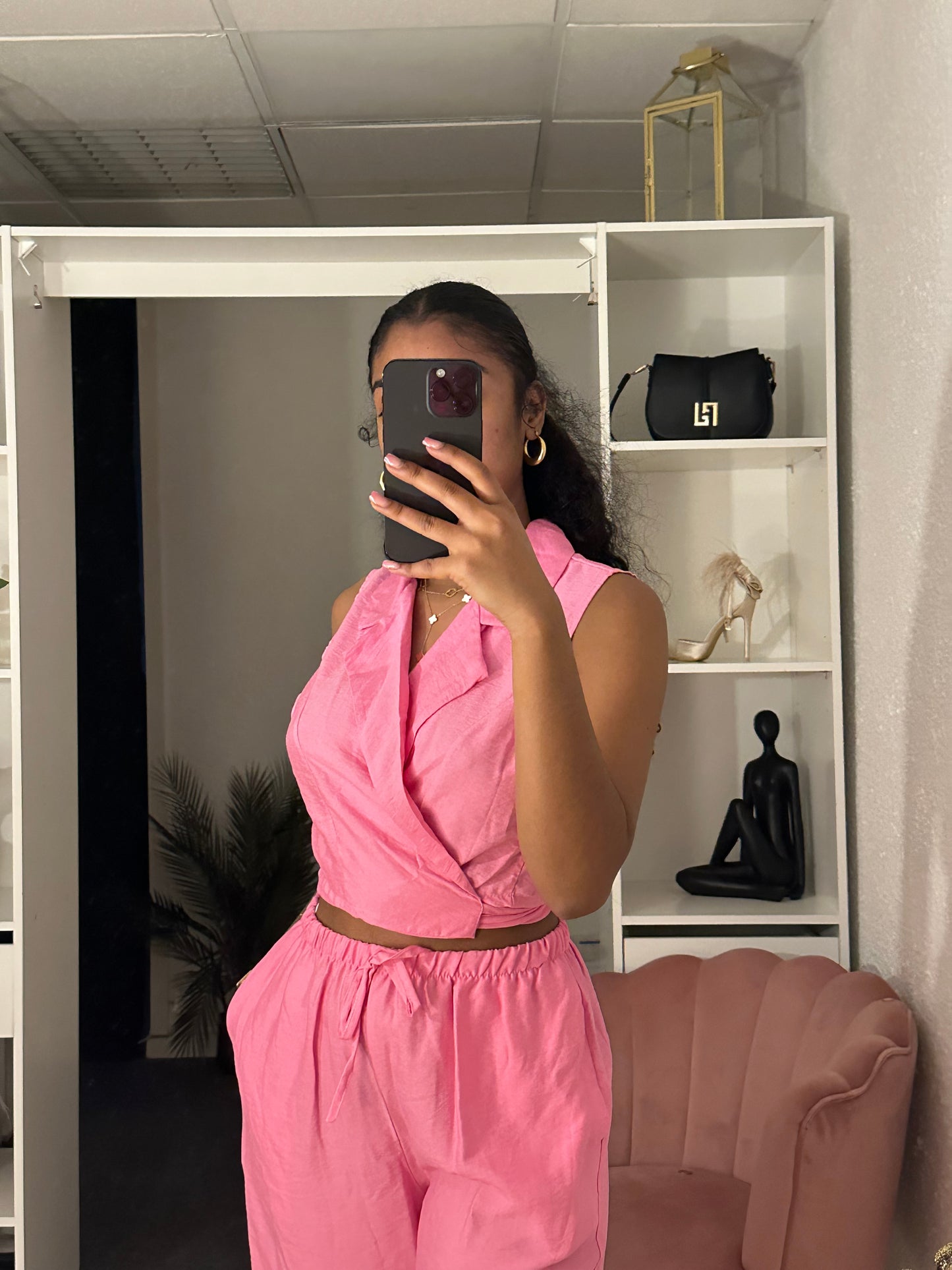 Ensemble haut cache coeur & Pantalon