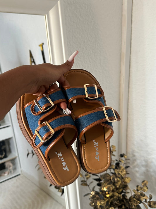 Sandales Denim – Style & Confort