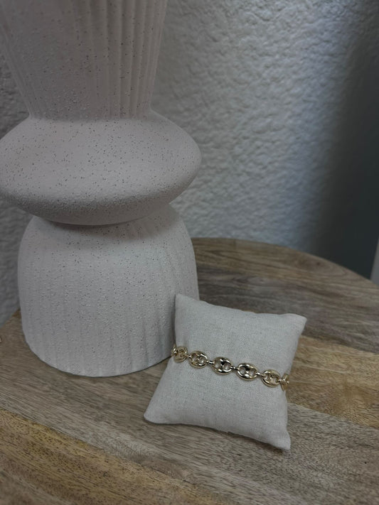 Bracelet - Maille café