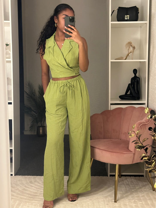 Ensemble haut cache coeur & Pantalon