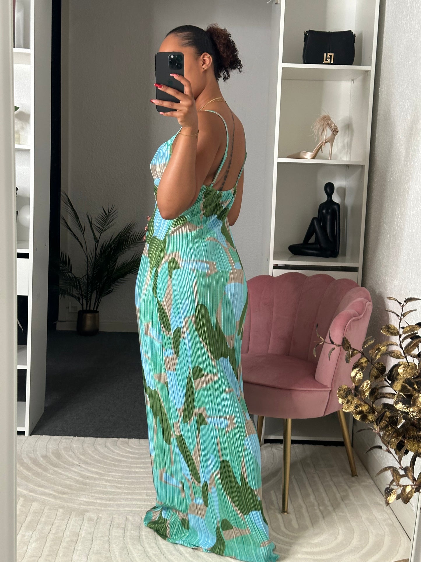 Robe - Longue Vert D'eau